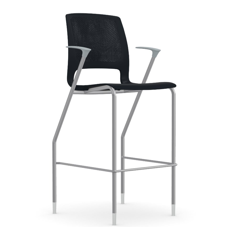 dash barstool 1131 st30 black swan silver frame 1131-st30-sf-ap-p01-a53g-g21g 9to5 seating (1)